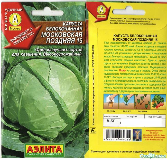 Обзор характеристик и описание сорта капусты Московская поздняя, выращивание