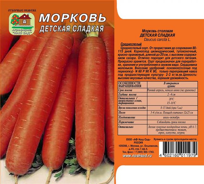 Самые сладкие сорта моркови для детского питания — Дачные советы